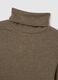Brown Regular Fit Turtleneck Jumper_5