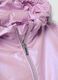 Purple padded hooded jacket with zip, regular fit for baby girl_3