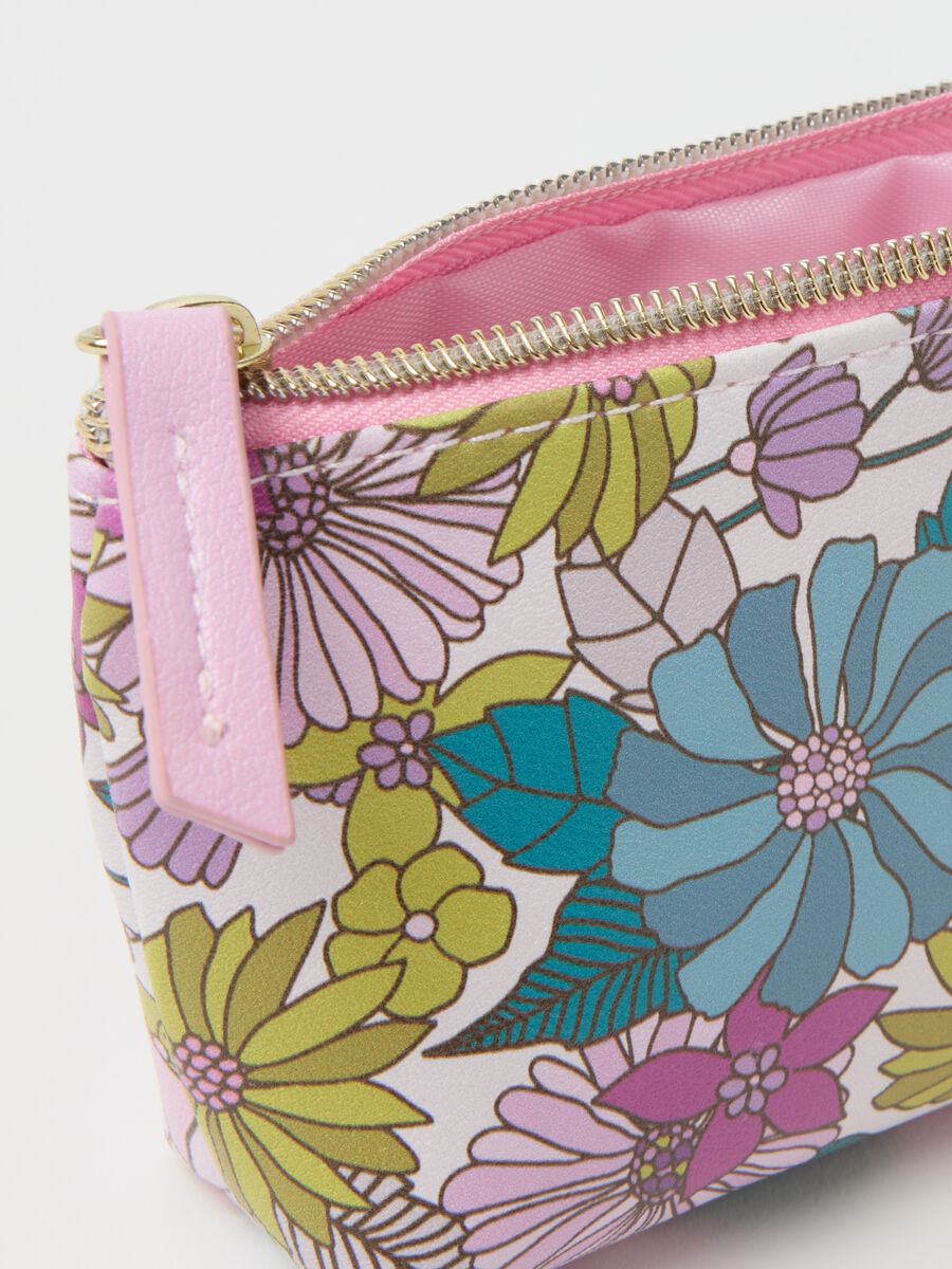 Coin purse with print and zip_2