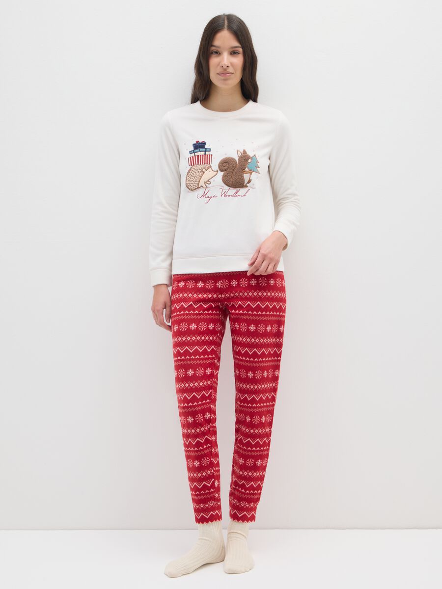 Multicolor Mixed Regular Fit Pyjamas_0