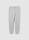 Boys' grey pure cotton jogger trousers in regular fit_3