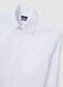 White cotton blend regular fit easy iron shirt_5