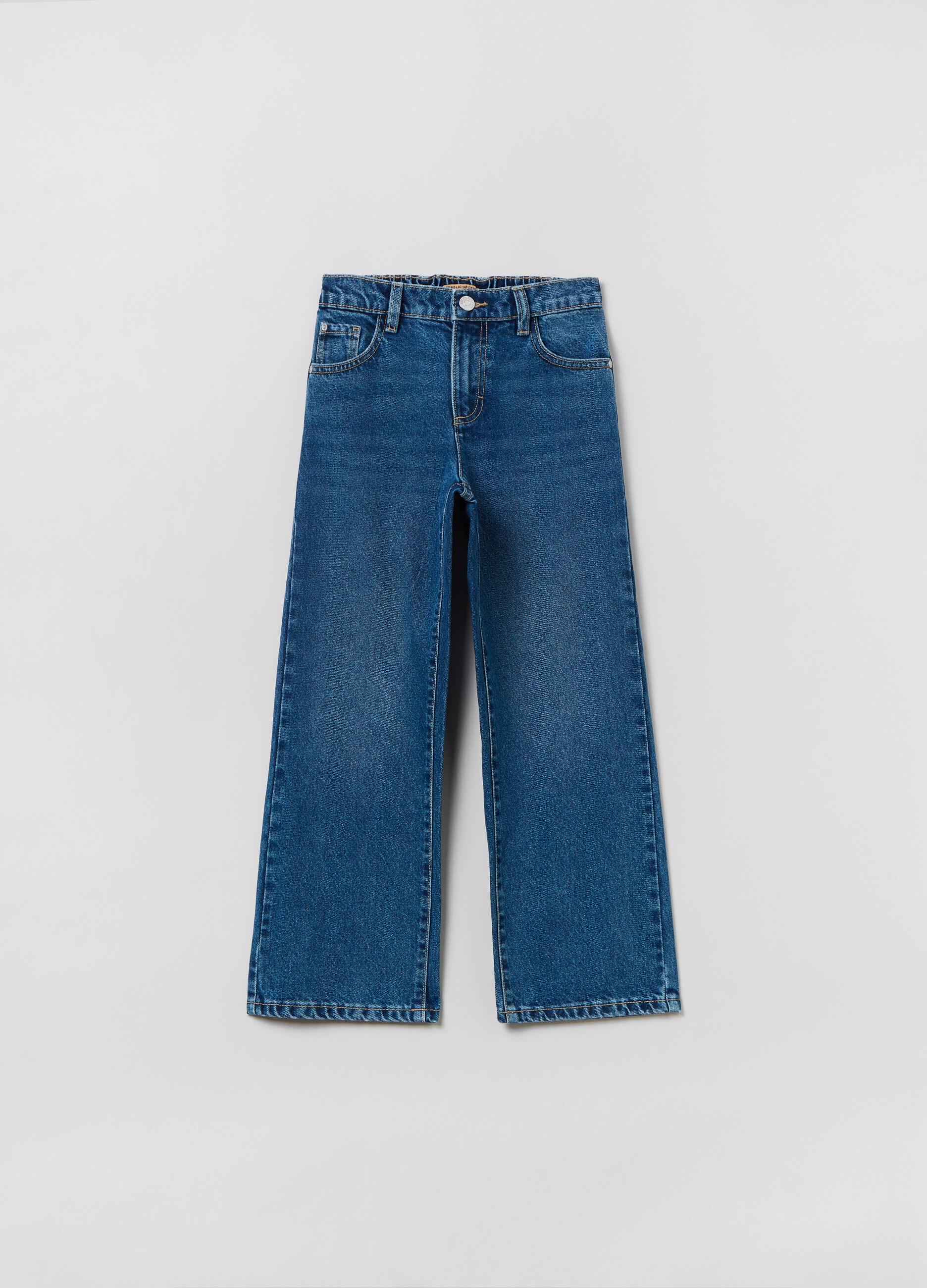 Jeans culotte cinque tasche_0