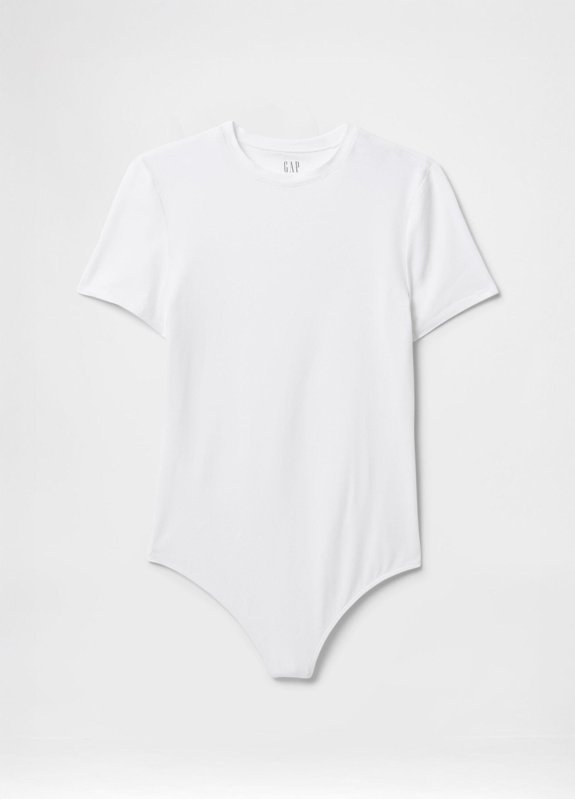 Body bianco in cotone elasticizzato