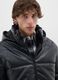 Black oversized jacket with zip_3