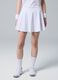 Gonna sportiva bianca in tessuto tecnico elasticizzato con shorts integrati ALTAVIA COURT_2