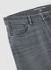 Jeans denim grigi in cotone elasticizzato slim fit_1