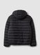 Black padded hooded jacket_2