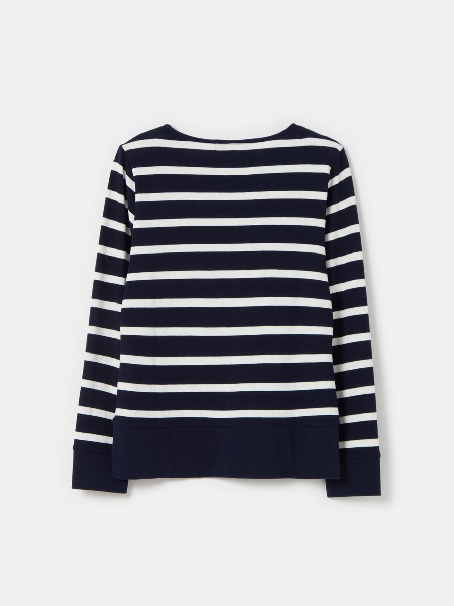 Long-sleeved striped T-shirt_4