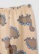 Newborn pyjamas in pure beige cotton regular fit_2