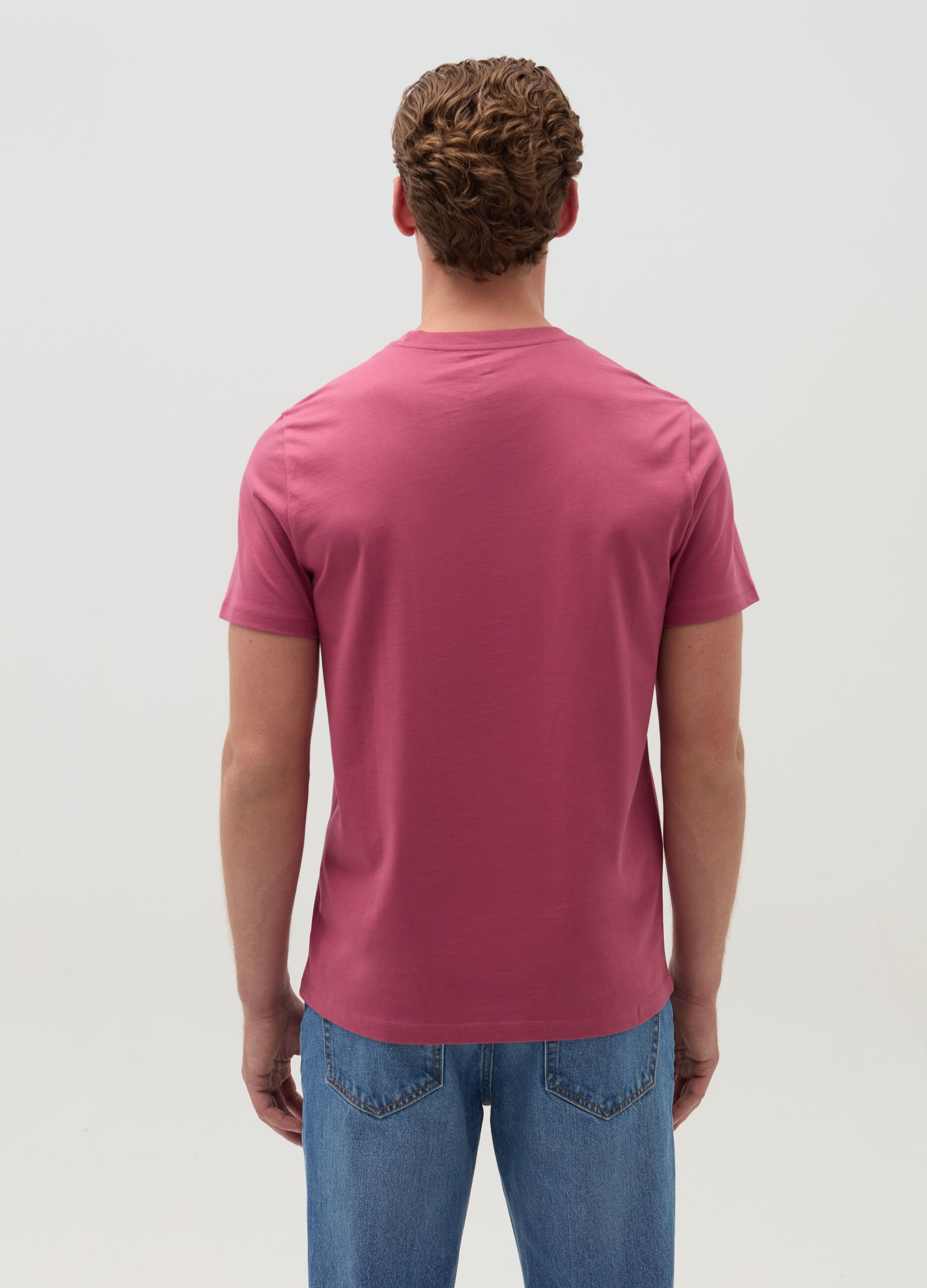 T shirt e Magliette Uomo Rosa OVS
