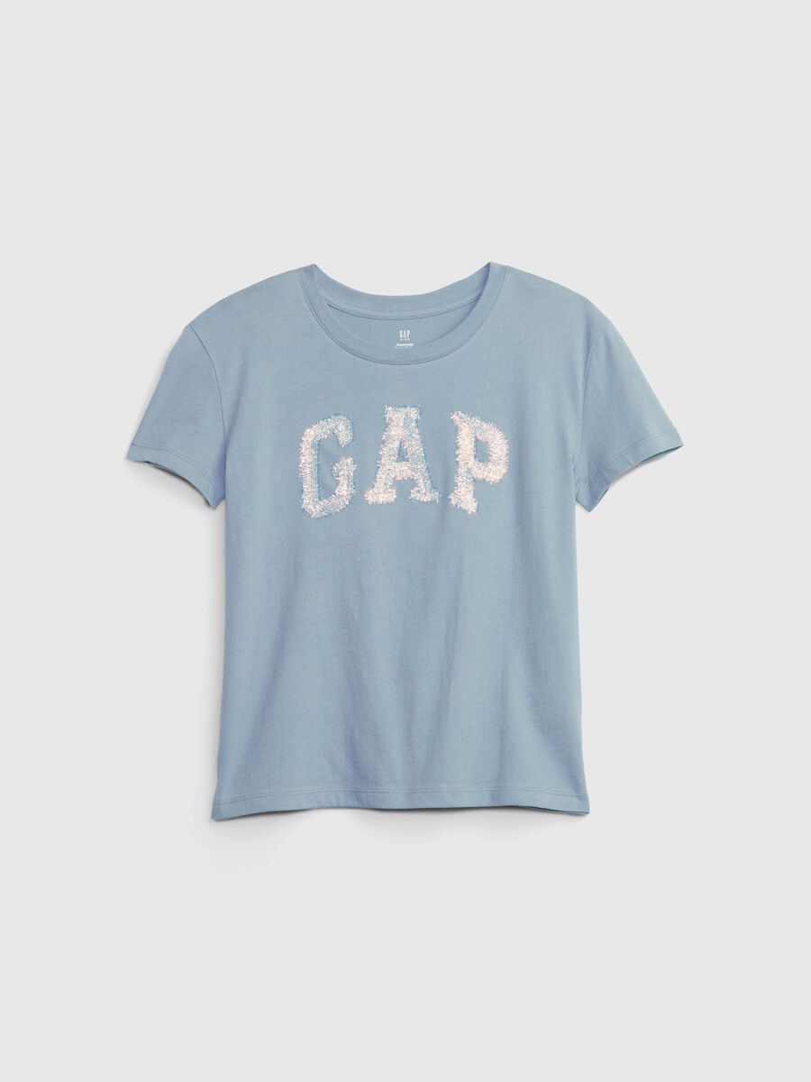 T-shirt in cotone con logo_2