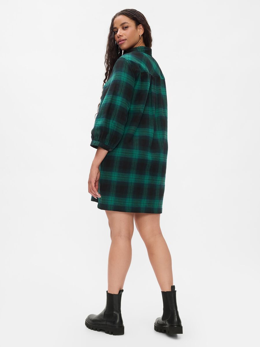 Tartan shirt dress with pockets_5
