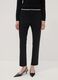 Black stretch viscose trousers_1