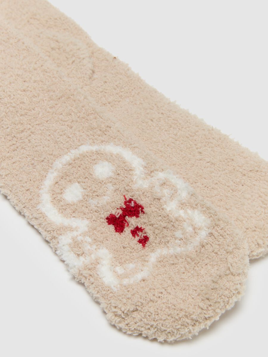 Beige Christmas Socks_1