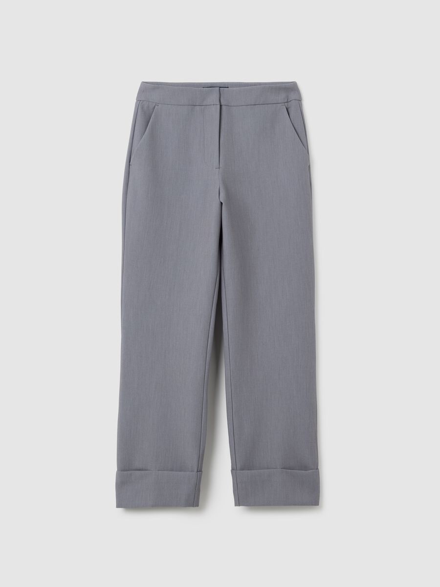 Crop trousers with folds_4