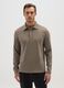 Green cotton blend polo regular fit_0