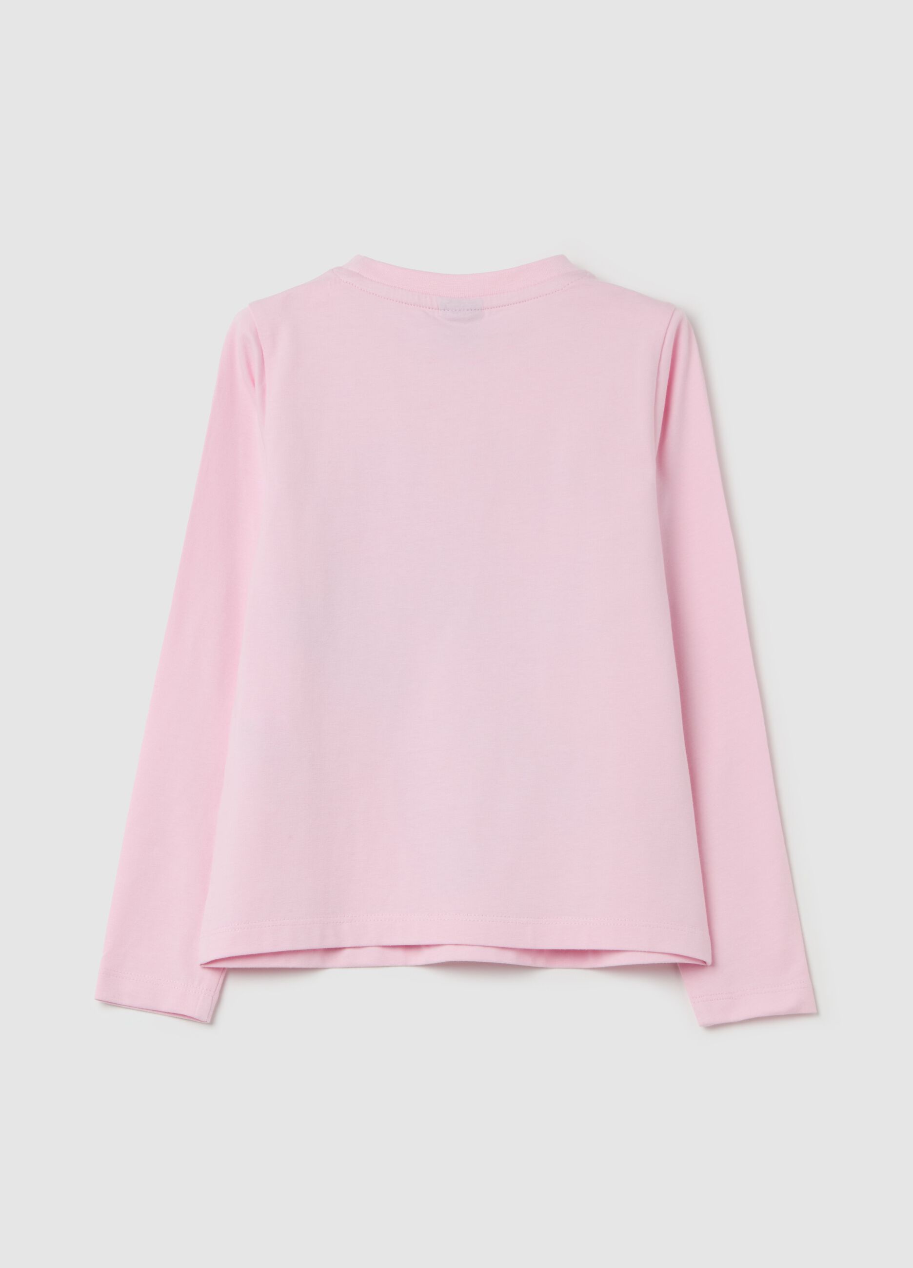 Long-sleeved T-shirt with Stitch print