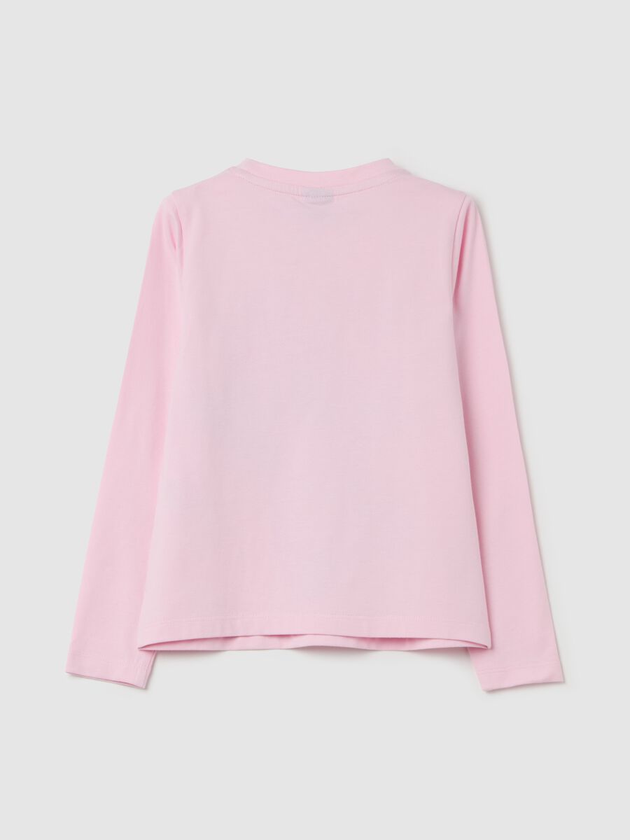 Long-sleeved T-shirt with Stitch print_1