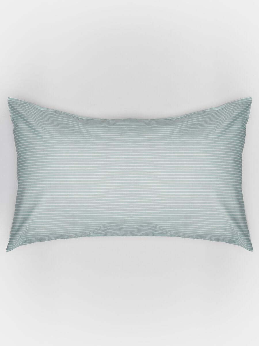 Striped pillowcase in cotton_0
