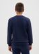 Boys' pure cotton blue relaxed fit sweatshirt_1