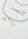 Snoopy Multicolour Infant Bib Two-Pack in Pure Cotton_2