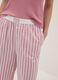 Pink striped stretch cotton-blend poplin pyjama trousers_3