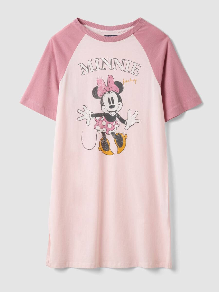 Pink pure organic cotton nightshirt with Minnie print_4