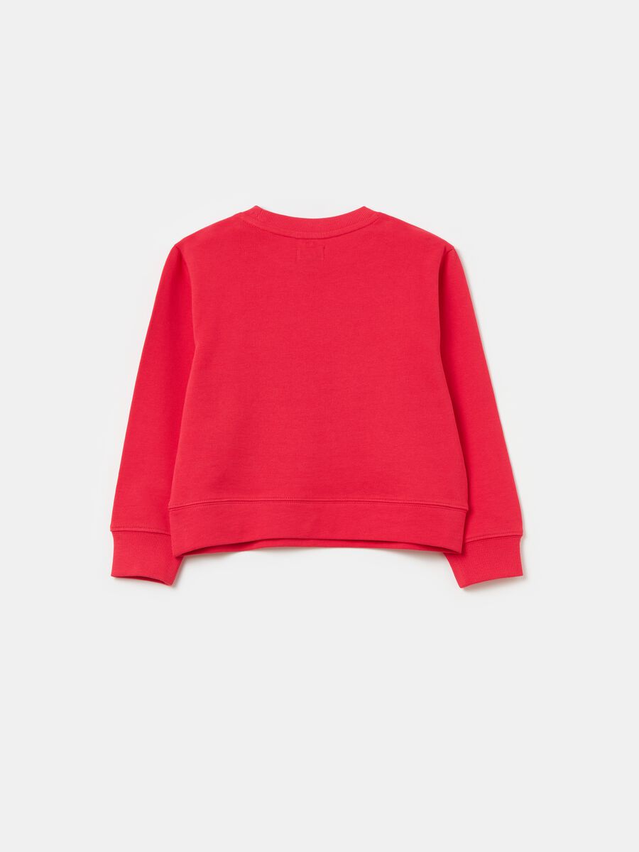 Solid colour sweatshirt in French terry_1