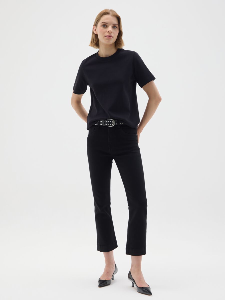 Jeans in denim nero slim fit_0