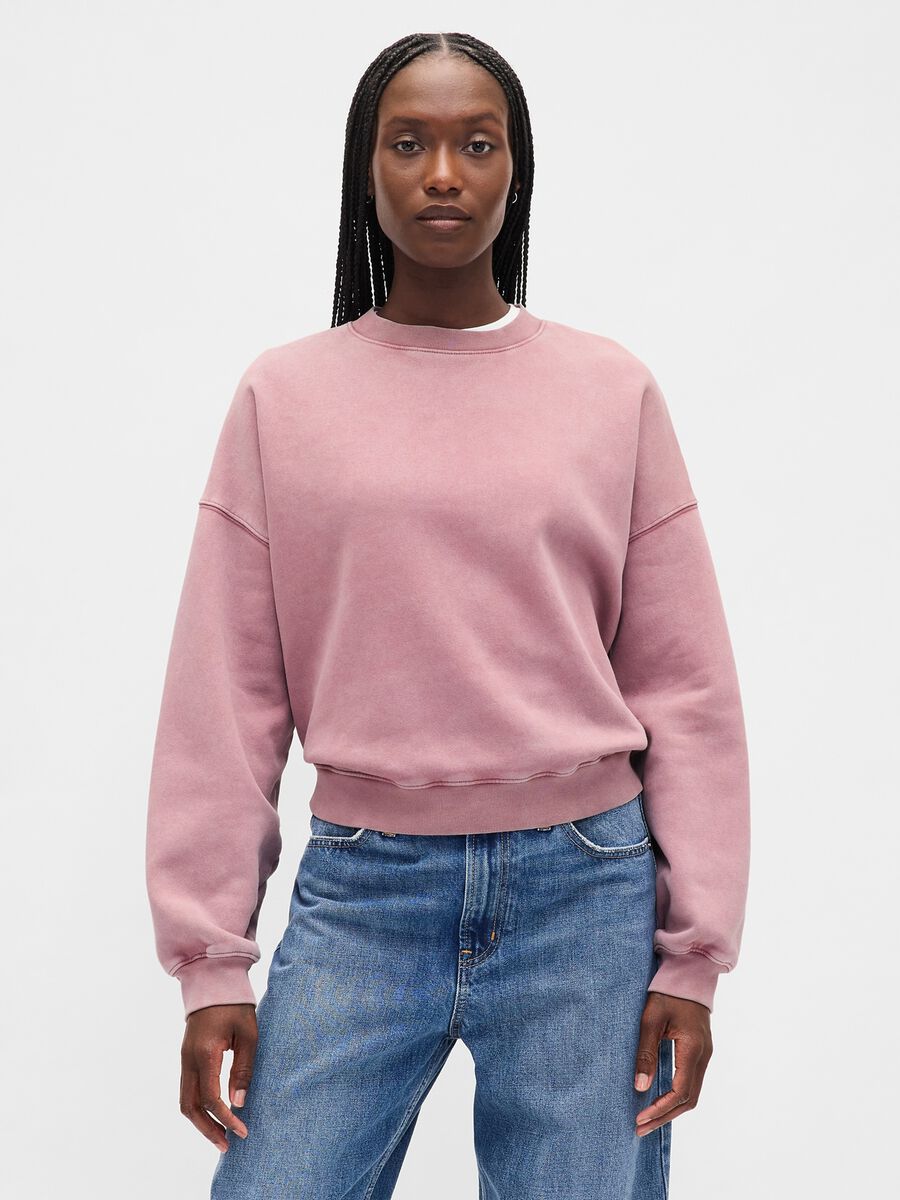 Pink Crewneck Sweatshirt_0