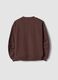 Brown pure cotton sweatshirt with NYC print_2