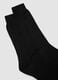 Three-pack of black socks in pure cotton Fil d&rsquo;&Eacute;cosse_1