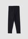 Leggings neri in cotone organico elasticizzato skinny fit_1