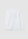 Boy's long white cotton top, regular fit_4