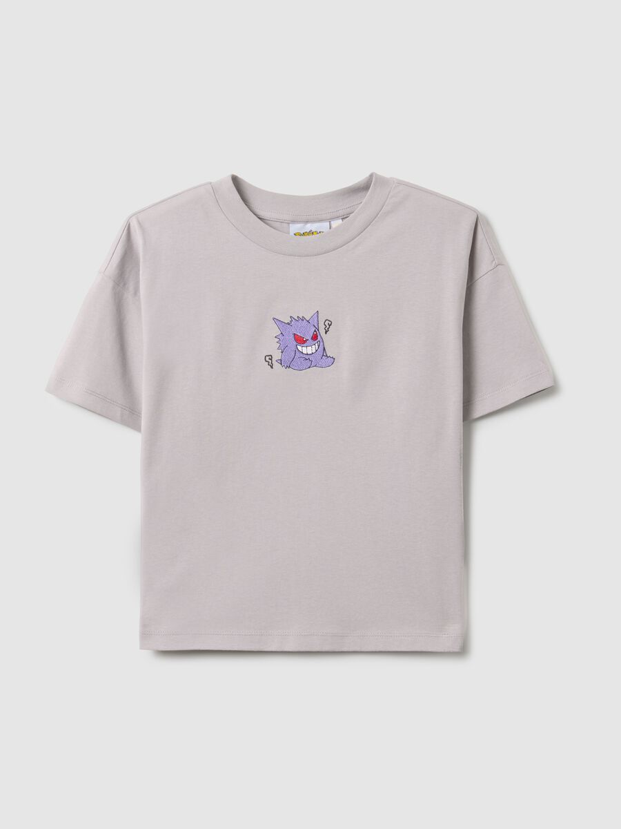 Grey pure cotton T-shirt regular fit with Pok&eacute;mon print_4