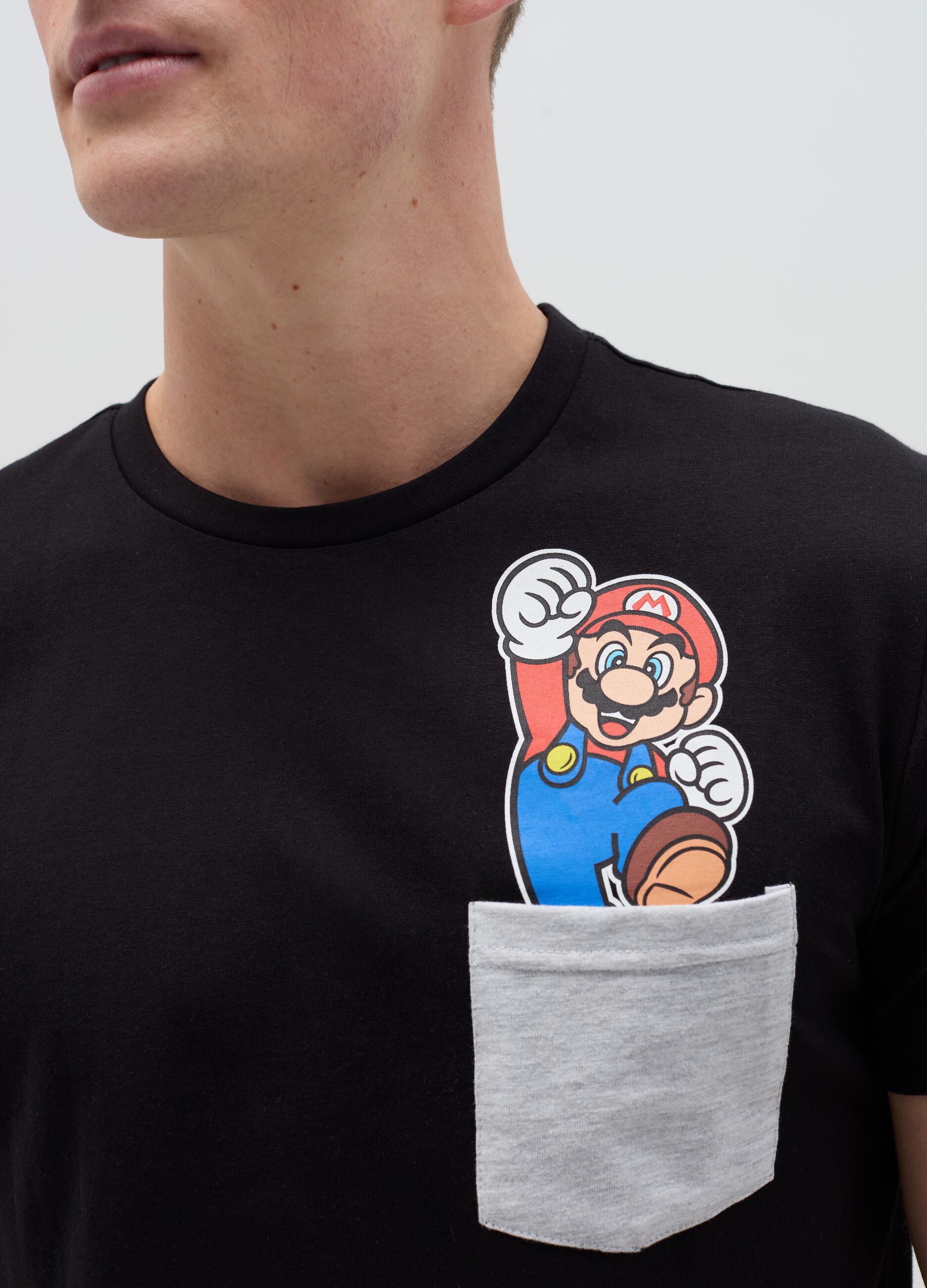 Short pyjamas with Super Mario™ print