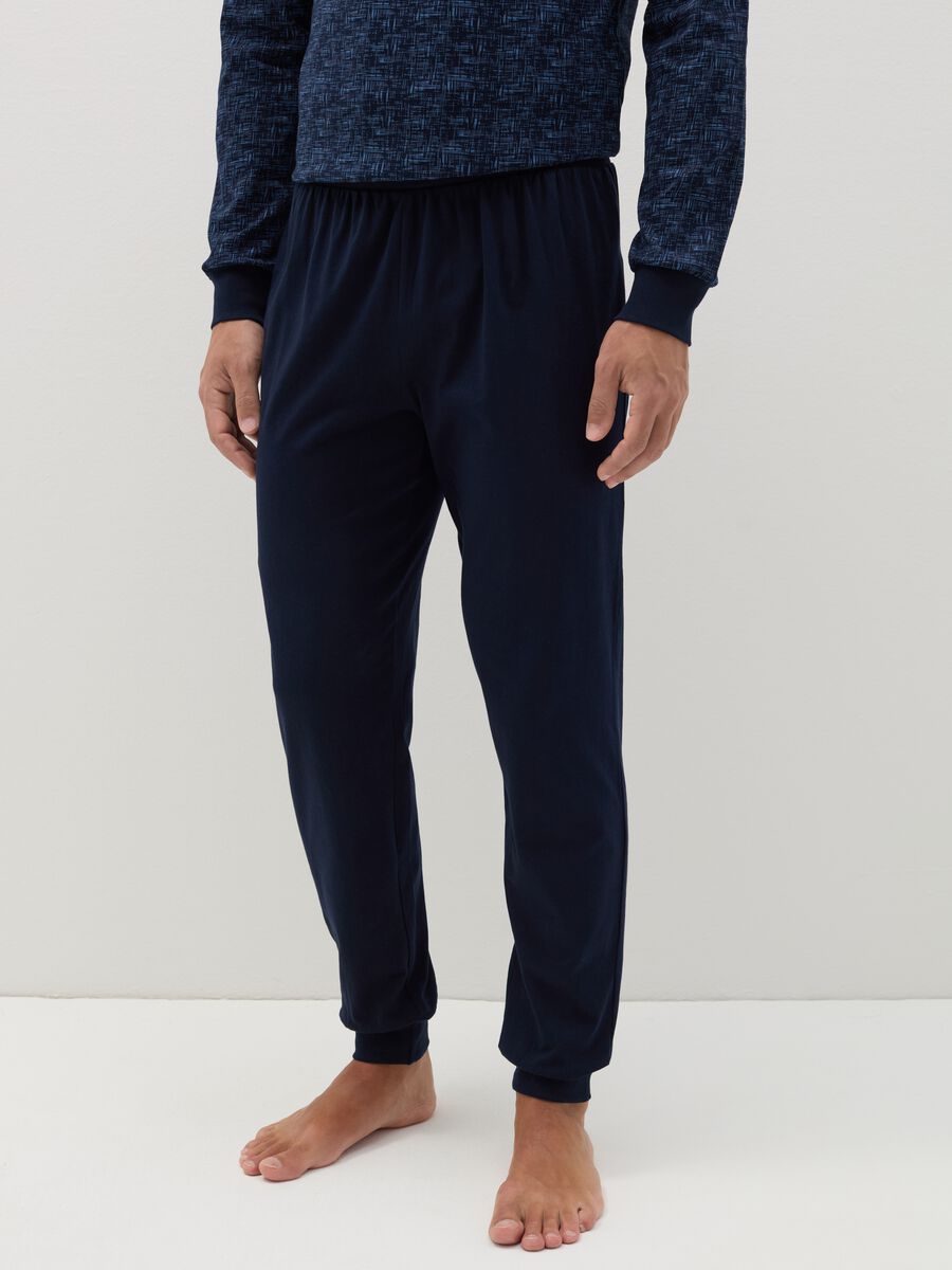 Cotton pyjamas with print_3