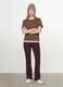 Green crew-neck T-shirt in pure organic cotton, regular fit_1