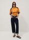 Orange short-sleeve polo shirt, regular fit_1