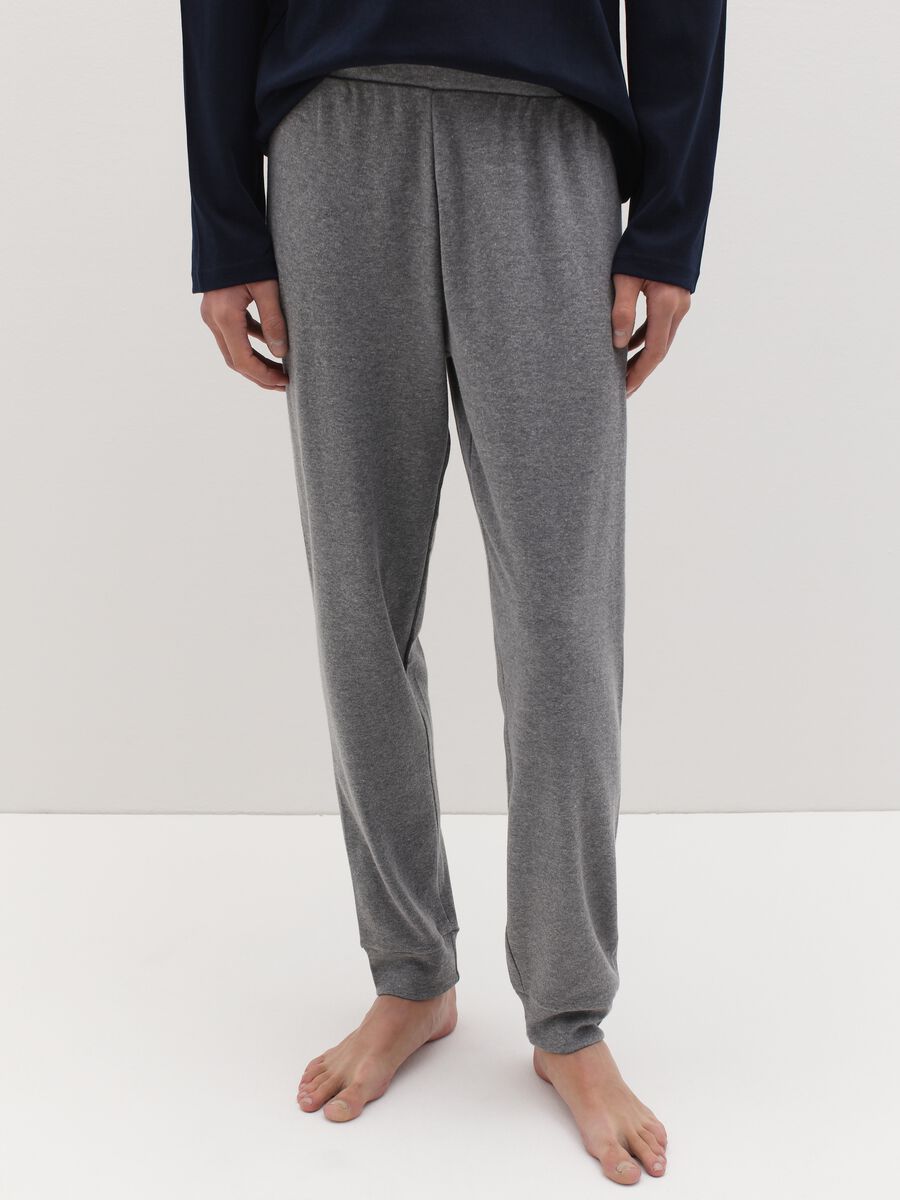 Long pyjamas with V-neck top_2