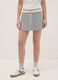 Grey regular fit miniskirt with elasticated waist_1