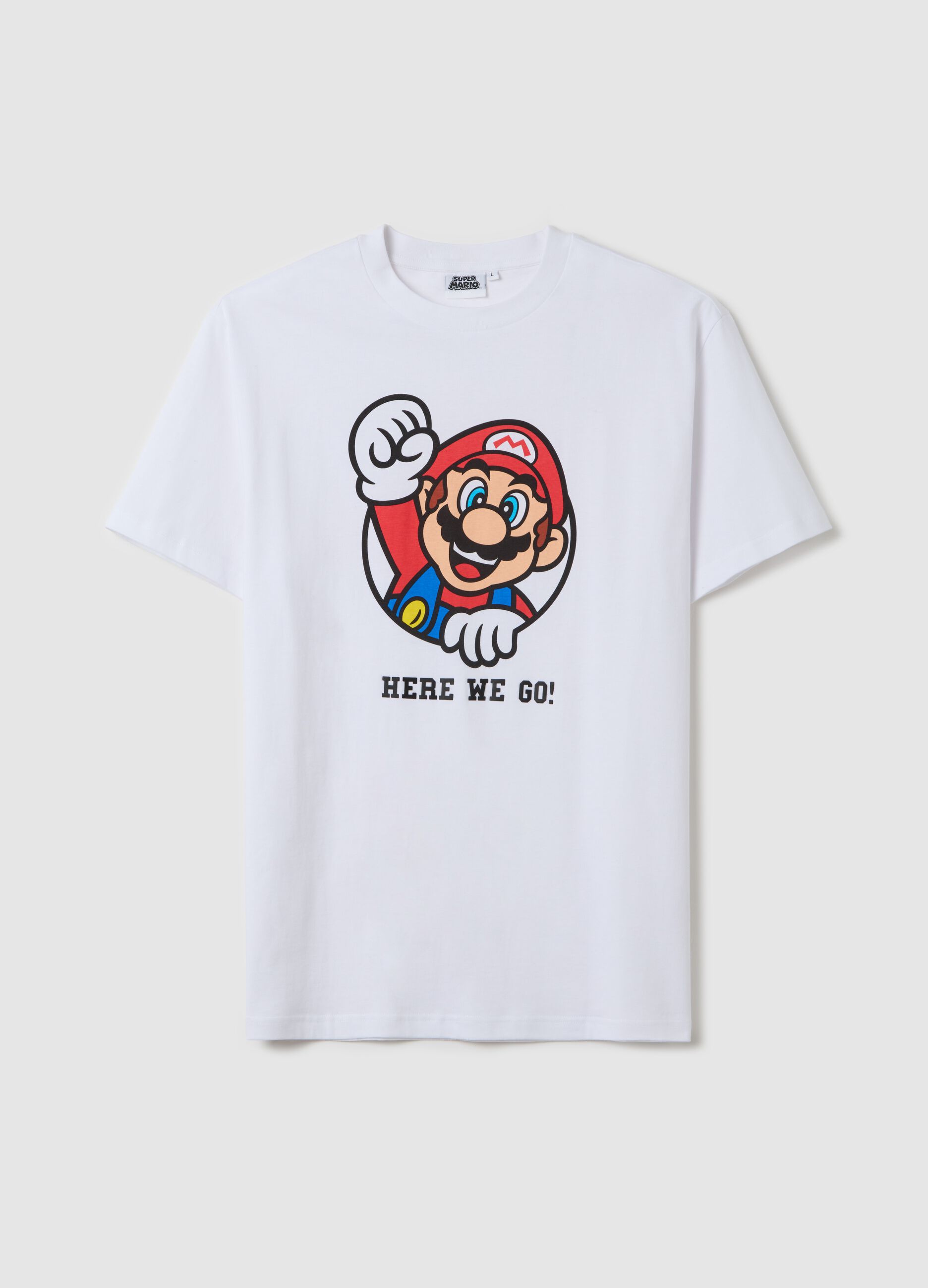 Cotton T-shirt with Super Mario™ print