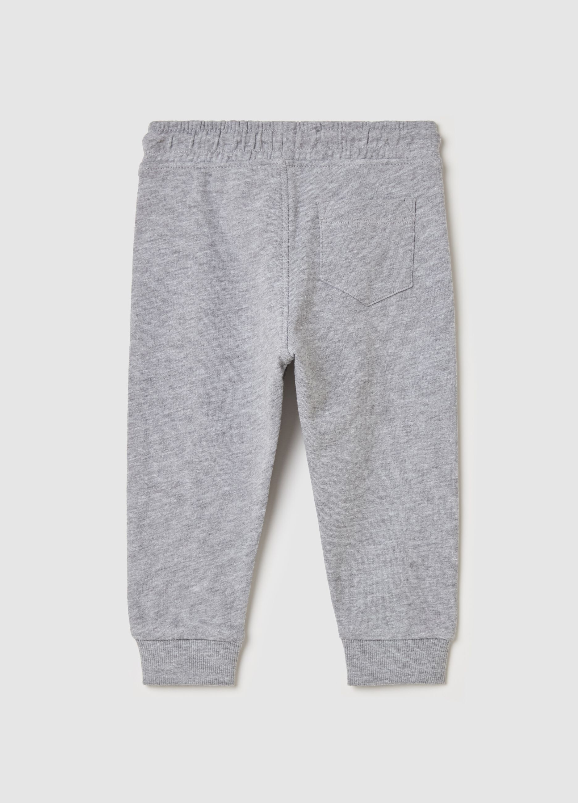 Cotton joggers with drawstring