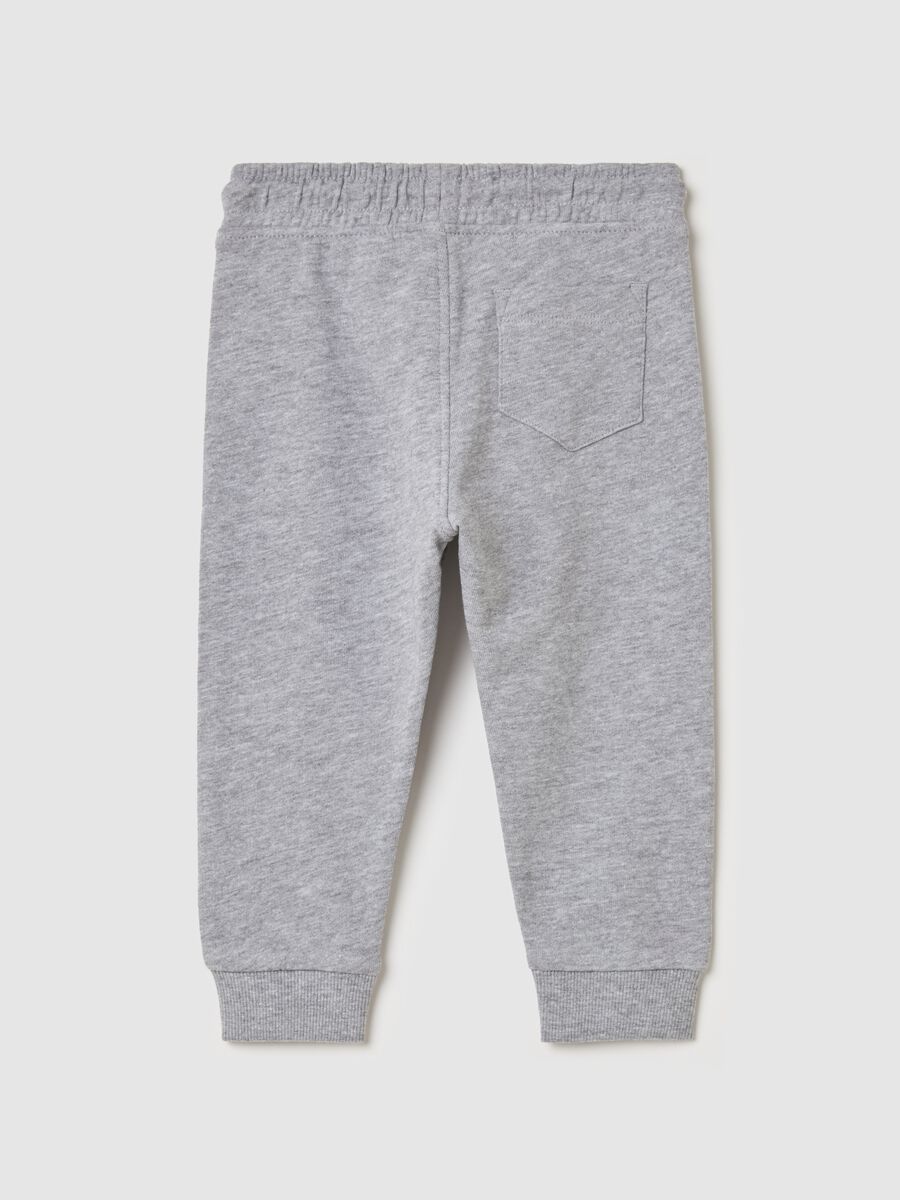 Cotton joggers with drawstring_1