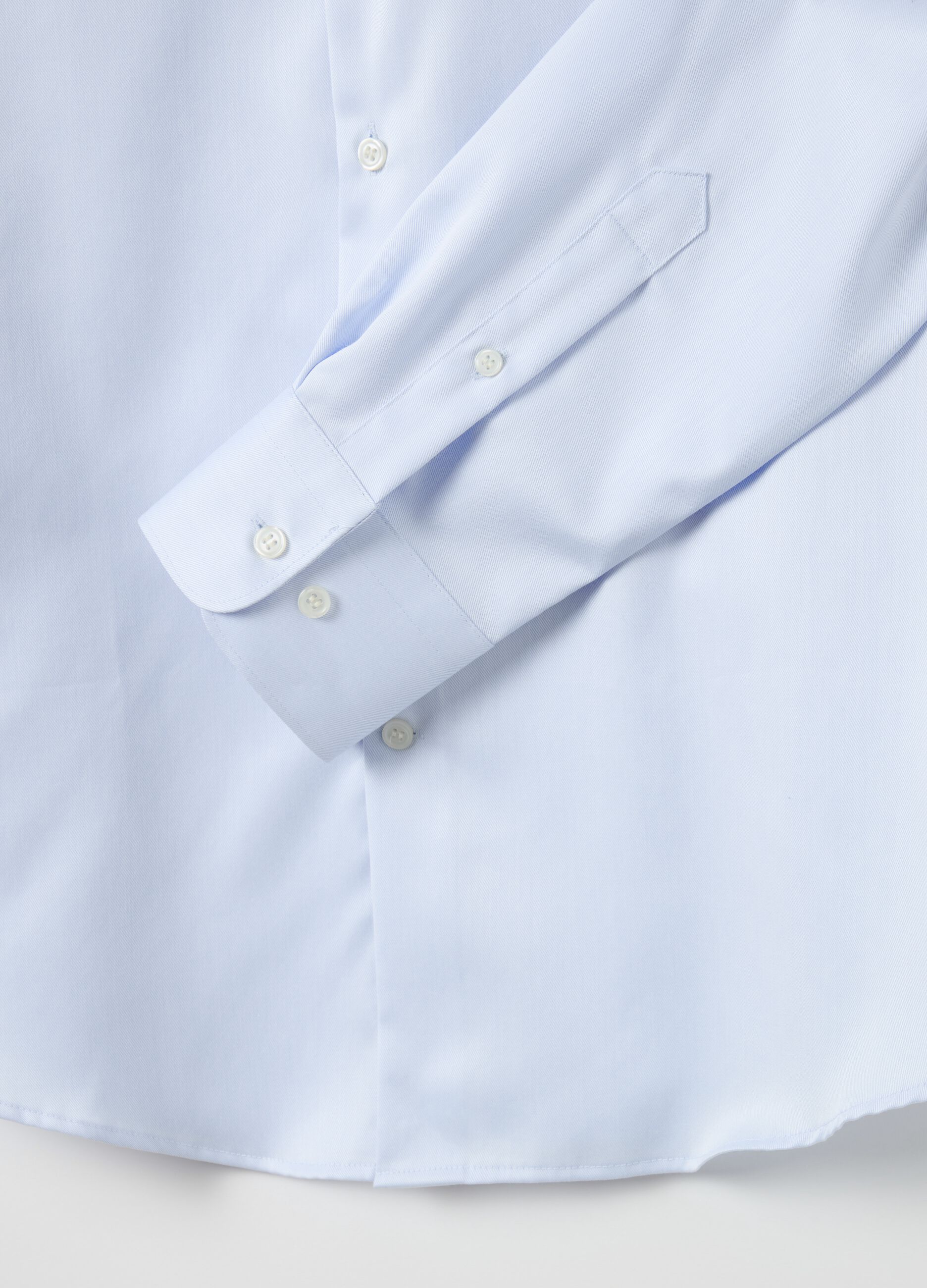 Slim-fit easy-iron shirt