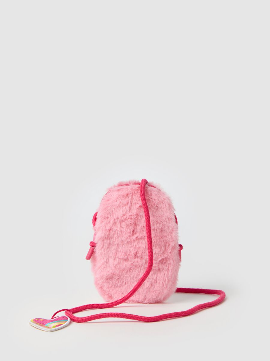 Mobile phone holder in faux fur_0