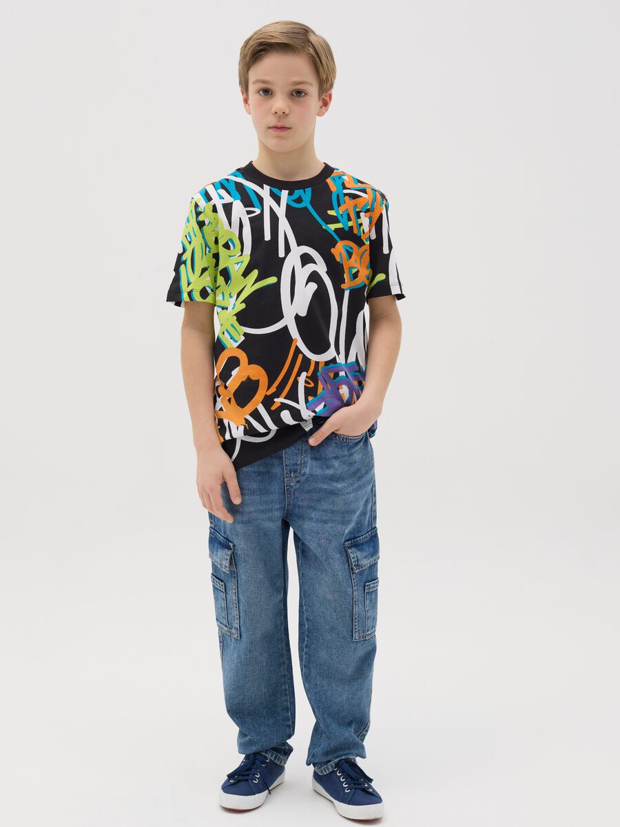 Pull-on cargo jeans_1