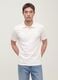 White pure cotton piqu&eacute; polo shirt with classic collar, regular fit_0