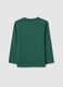 Children's T-shirt in pure green cotton regular fit_1